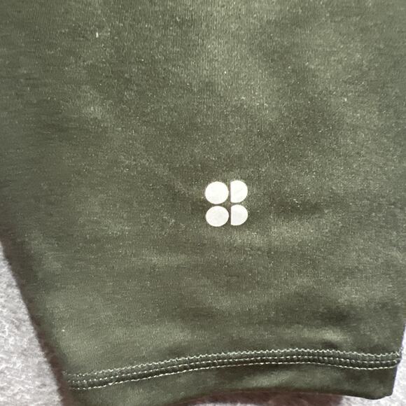 Sweaty Betty All Day Women Athletic Leggings 7/8 Length Stretch Green Size XL - Picture 7 of 14